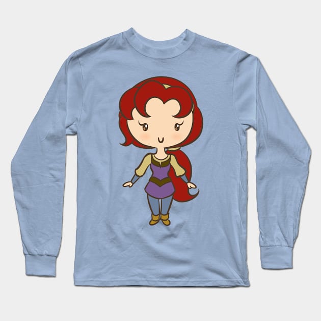 Kayley - Lil' CutiE Long Sleeve T-Shirt by Ellador